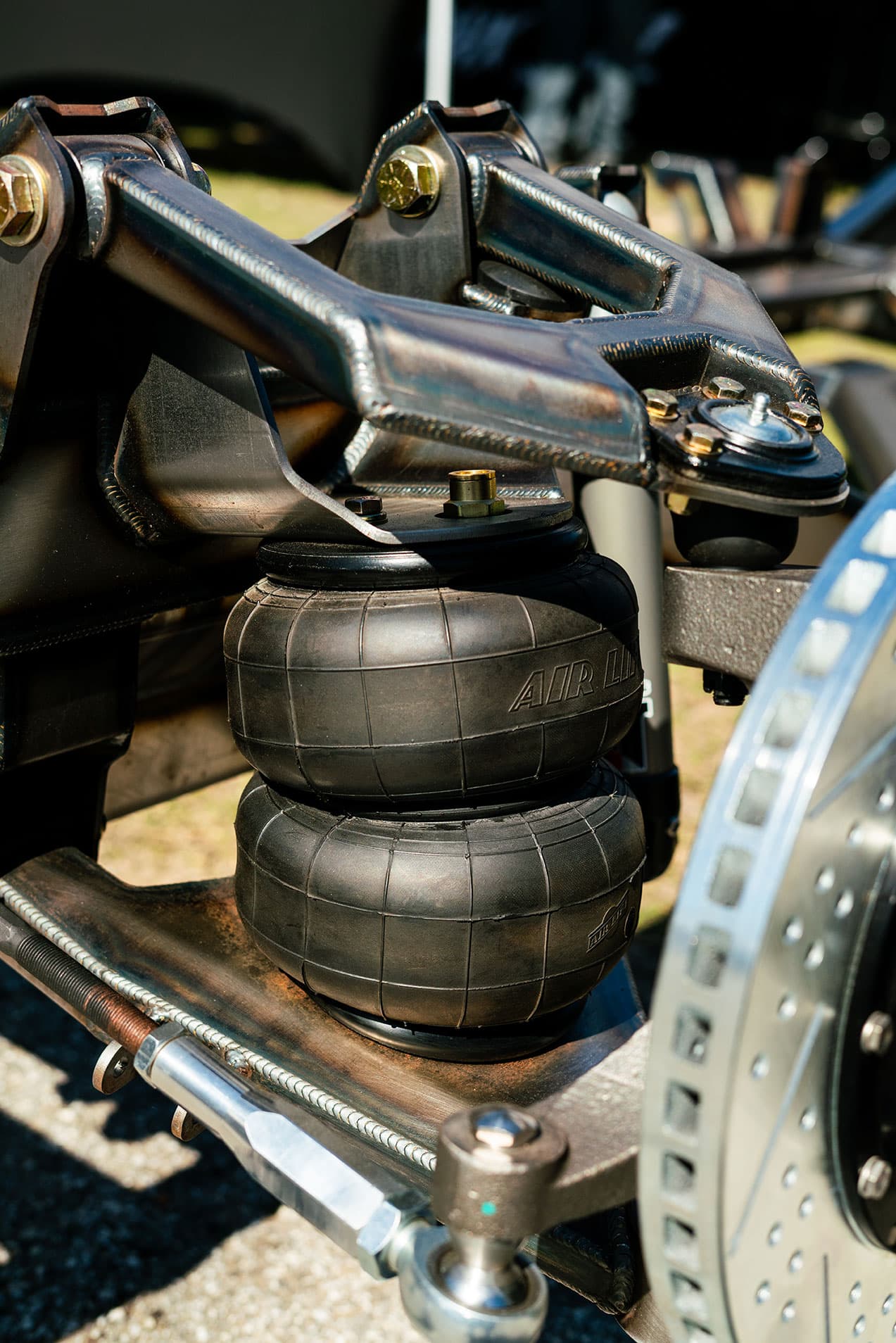 Air Lift Performance air suspension kit at Lone Star Throwdown 2024