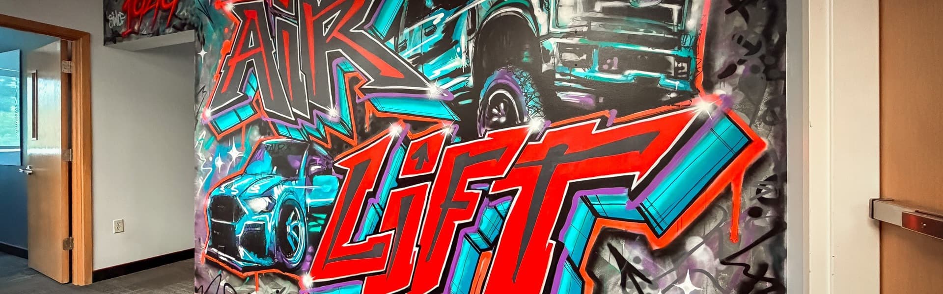 Wall Mural Air Lift